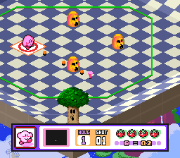 Play SNES Kirby's Dream Course (USA) Online in your browser