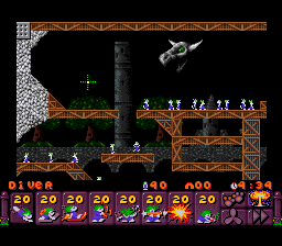 Play SNES Lemmings 2 - The Tribes (USA) Online in your browser 