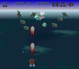 Play SNES Axelay (USA) Online in your browser