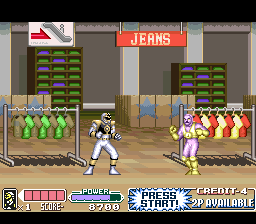 Acelerar novedad reptiles Play SNES Mighty Morphin Power Rangers - The Movie (USA) Online in your  browser - RetroGames.cc