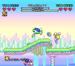 Play Pop'n TwinBee - Rainbow Bell Adventures (Germany)