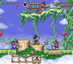Play SNES Magical Quest Starring Mickey Mouse, The (USA) Online in your browser