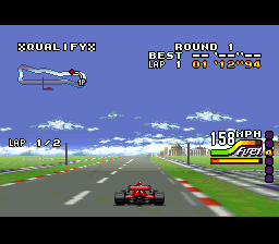 Play SNES Michael Andretti's IndyCar Challenge (USA) Online in your browser