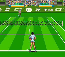 Play SNES Date Kimiko no Virtual Tennis (Japan) Online in your browser