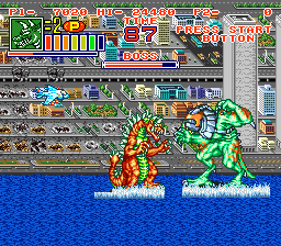 Play SNES King of the Monsters 2 USA Online in your browser