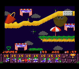 Play SNES Lemmings 2 - The Tribes (Europe) Online in your browser 