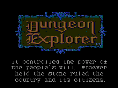 Dungeon Explorer (USA)